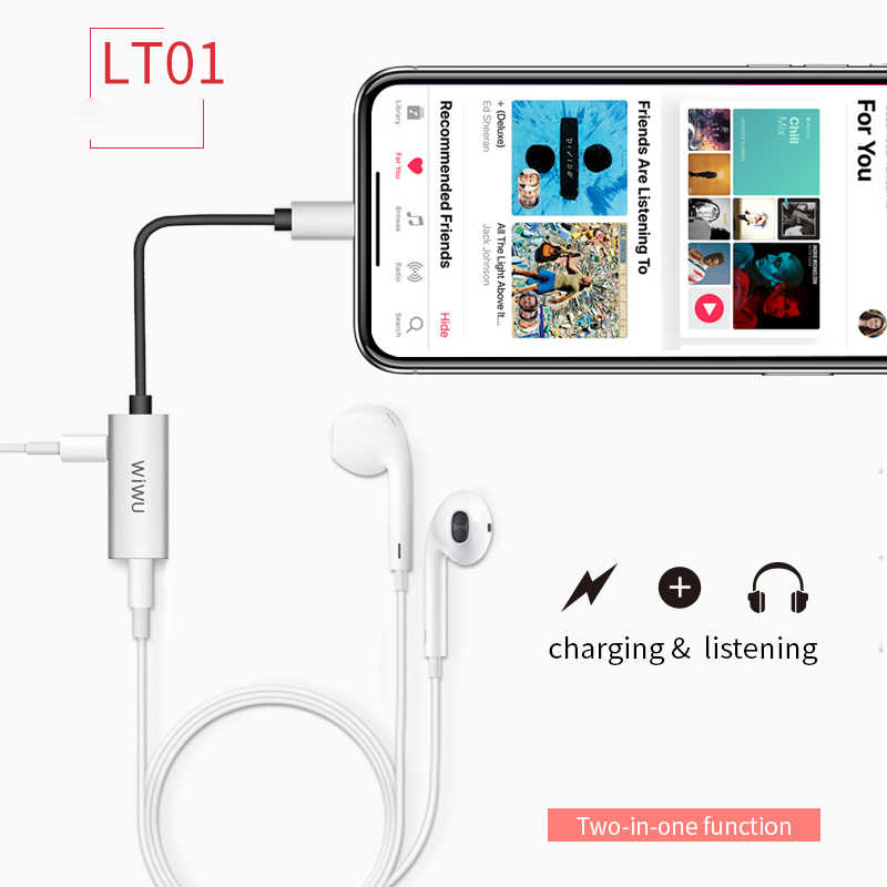 Wiwu LT01 Lightning Ses Adaptörü - 1