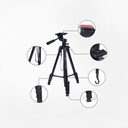 Jmary KP-2209 360 Derece Dönebilen Başlıklı Tripod - 9