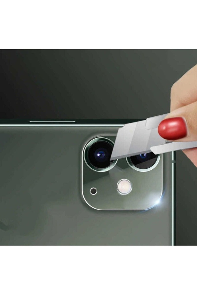 Apple iPhone 11 Uyumlu Zore 3D Full Kamera Koruyucu