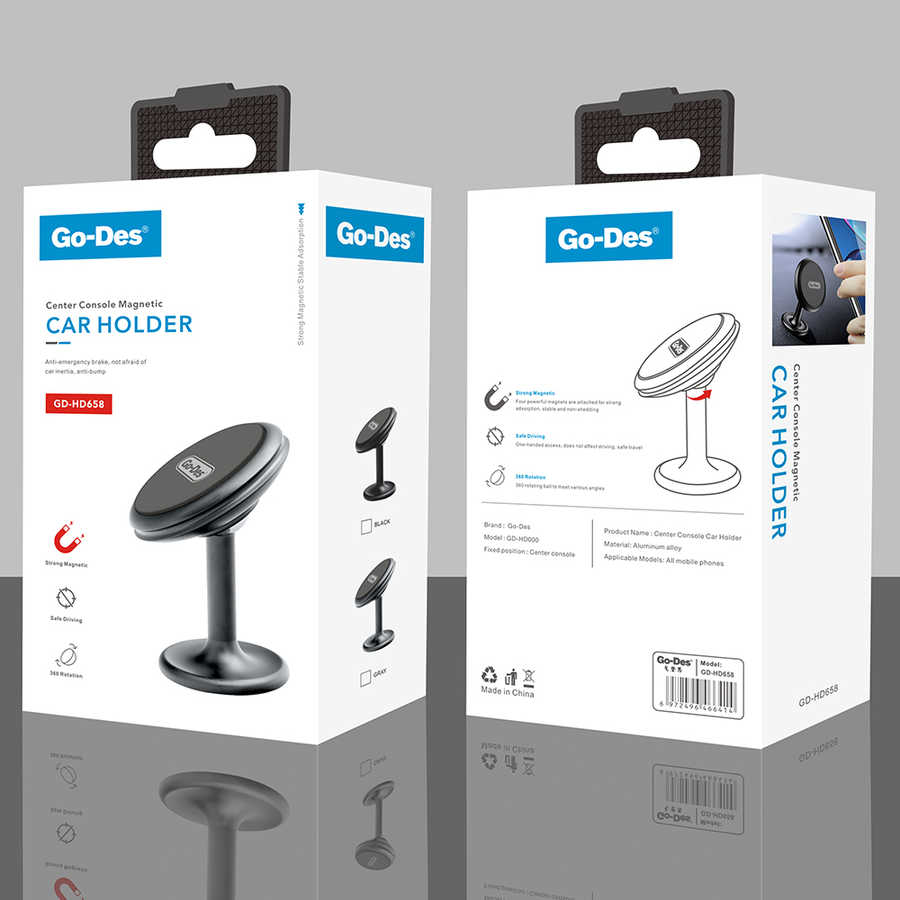 Go Des GD-HD658 Magnetik Araç Telefon Tutucu - 1
