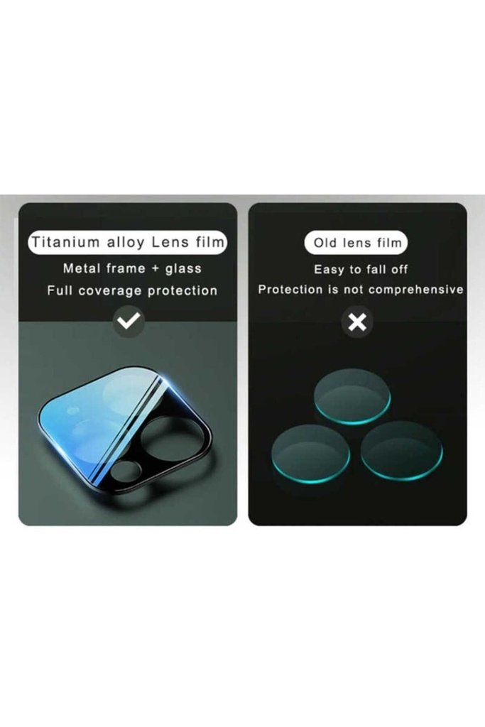 Apple iPhone 11 Pro Max Uyumlu Zore CP-02 Metal Kamera Koruyucu
