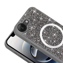 Apple iPhone 16E Uyumlu Kılıf Pırlanta Tasarımlı M-safe Şarj Özellikli Zore Mozaik Silikon Kapak - 4