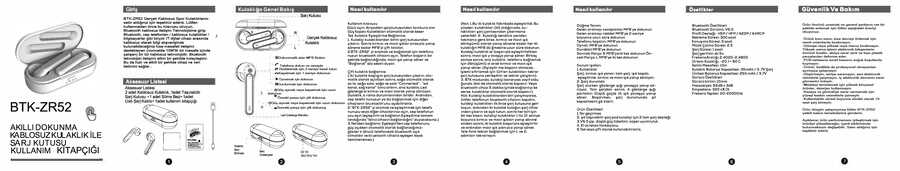 Zore BTK-ZR52 Bluetooth Kulaklık - 6
