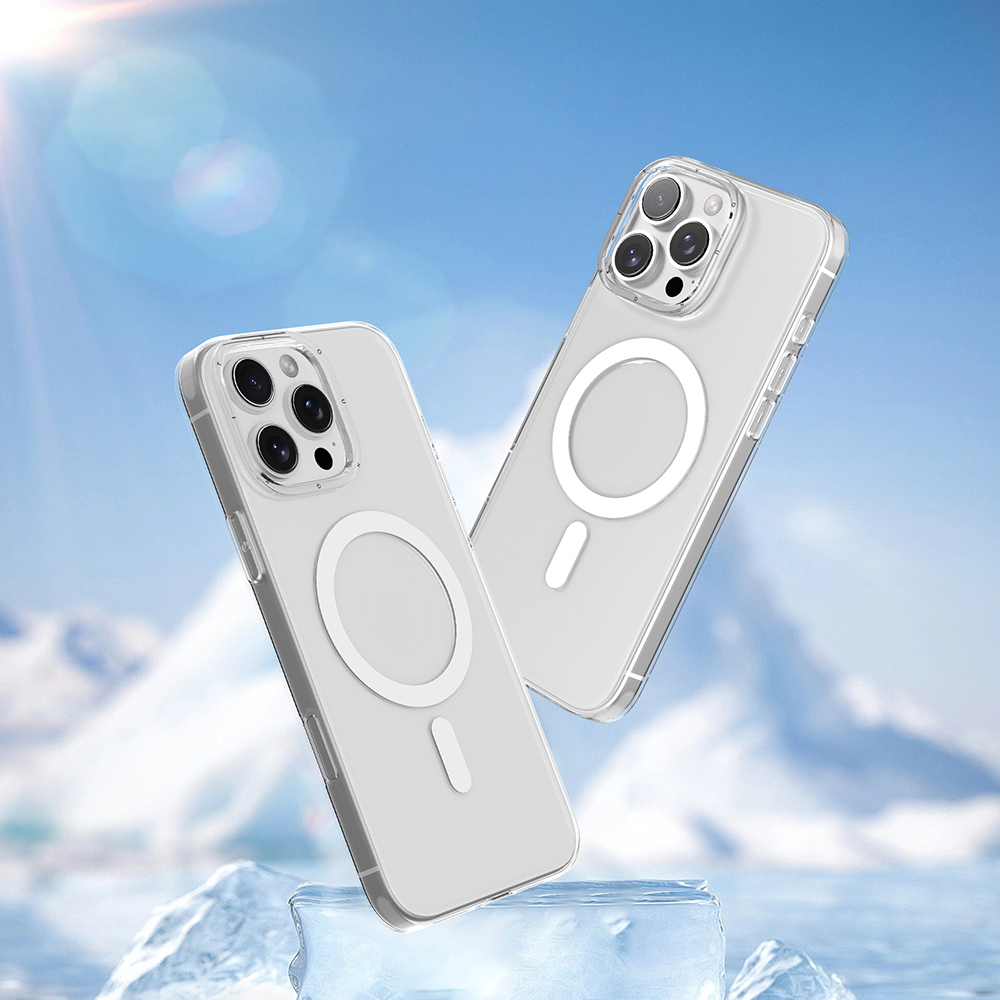Apple iPhone 16 Pro Max Uyumlu Kılıf M-safe Şarj Özellikli Youngkit Ice Serisi Kapak - 7