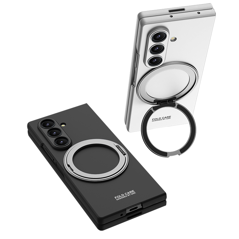 Galaxy Z Fold 7 Kılıf M-safe Şarj Özellikli Zore Kıpta Yüzüklü Kamera Korumalı Kapak - 3