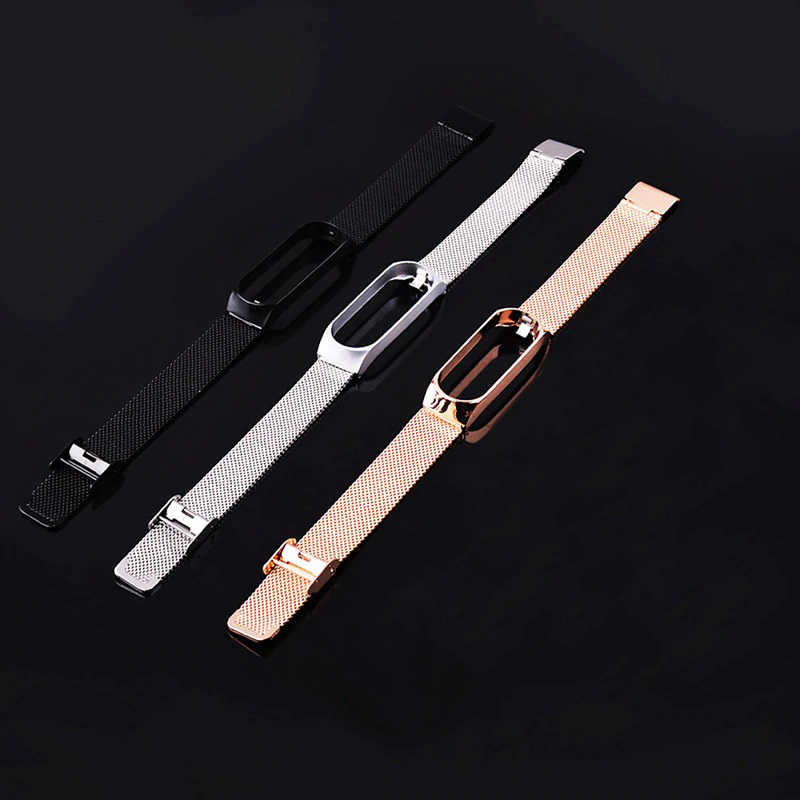 Xiaomi Mi Band 3 Uyumlu KRD-06 Metal Kordon - 6