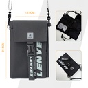 Lenyes LB582 Roamer Serisi Çok Amaçlı Su Geçirmez Polyester Kumaş Ayarlanabilir Omuz Askılı Çapraz Vücut Çantası - 5