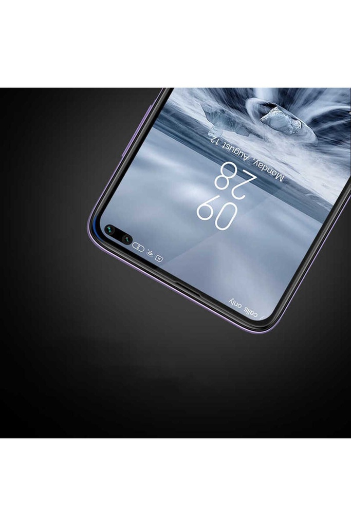 Xiaomi Poco X2 Uyumlu Zore Kenarları Kırılmaya Dayanıklı Cam Ekran Koruyucu