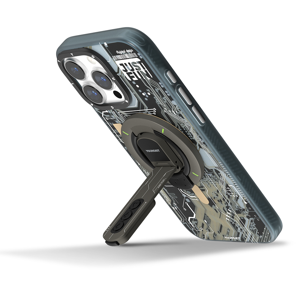 Youngkit Technology Serisi Telefon ve Tabletler için Magnetik Ring Stand - 13