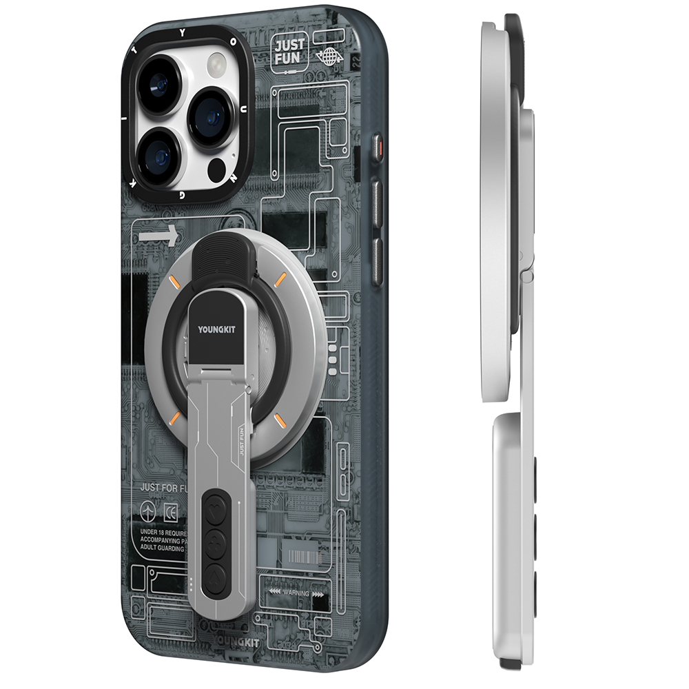 Youngkit Technology Serisi Telefon ve Tabletler için Magnetik Ring Stand - 18