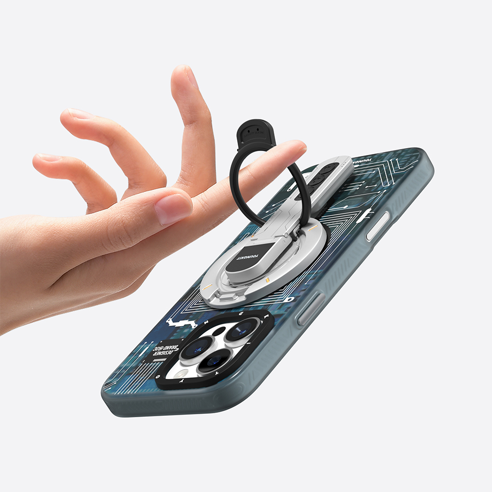 Youngkit Technology Serisi Telefon ve Tabletler için Magnetik Ring Stand - 25