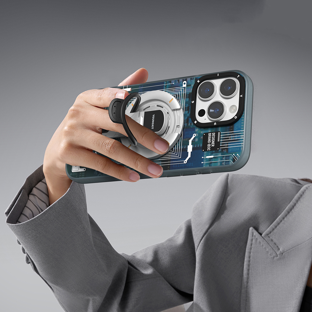 Youngkit Technology Serisi Telefon ve Tabletler için Magnetik Ring Stand - 29