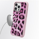 Apple iPhone 15 Pro Max Uyumlu Kılıf M-safe Şarj Özellikli Youngkit Leopard Serisi Kapak - 1