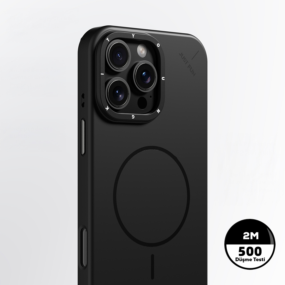 Apple iPhone 15 Pro Max Uyumlu Kılıf M-safe Şarj Özellikli Youngkit Dynamag Serisi Kapak - 2