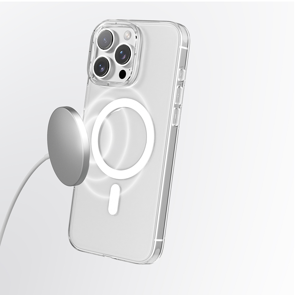 Apple iPhone 16 Pro Uyumlu Kılıf M-safe Şarj Özellikli Youngkit Ice Serisi Kapak - 3
