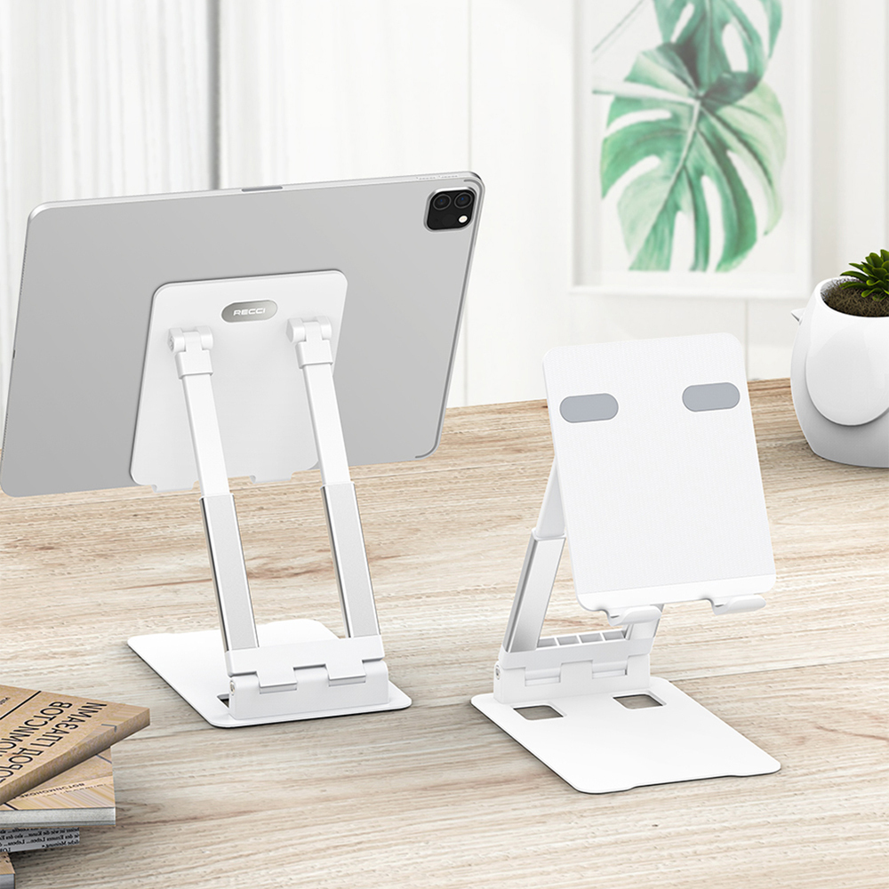 Recci RHO-M08 Ayarlanabilir Katlanabilir 90 Derece Dönebilen Telefon ve Tablet Standı - 5