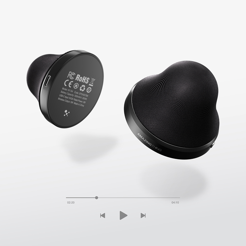 Amazingthing MagPlay Pocket Wireless Şarj Destekli Mini Bluetooth Speaker Hoparlör v5.4 - 3