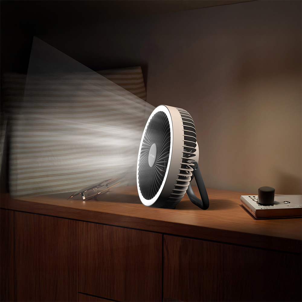 Lenyes LHF11 Led Işıklı 4 Kademeli Çok Fonksiyonlu Soğutucu Fan - 6