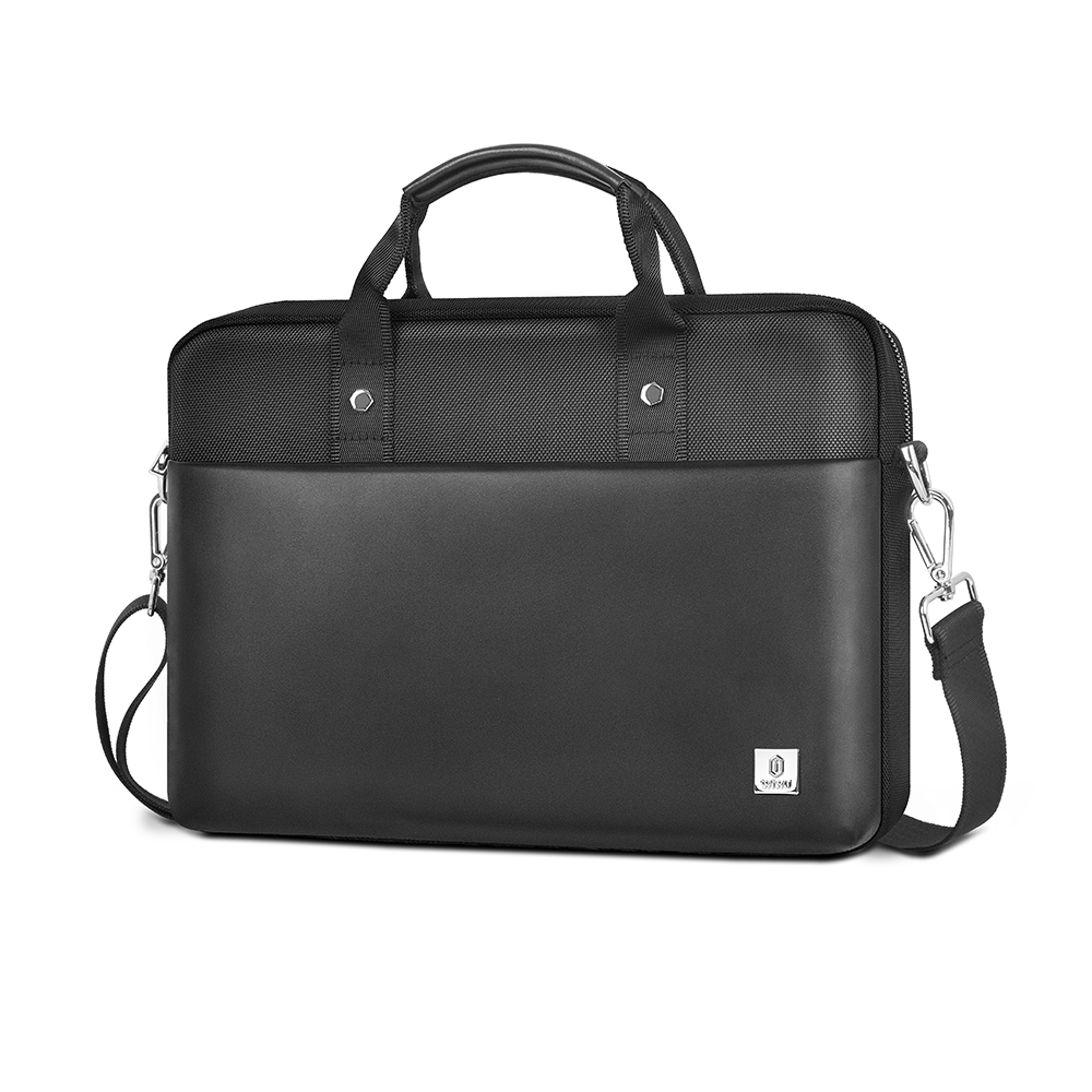 Wiwu Hali Serisi 1680D Su Geçirmez Polyester Kumaş Çapraz Vücut Askılı 14 inç Laptop Çantası - 1