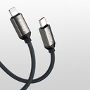 Recci RS35CL Type-C to Lightning PD 30W Örgü Tasarımlı Hızlı Şarj Özellikli Data ve Şarj Kablosu 1M - 6