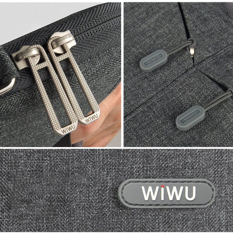 Wiwu City Commuter Serisi 13.3 inç Çapraz Vücut Askılı Laptop Çantası - 5