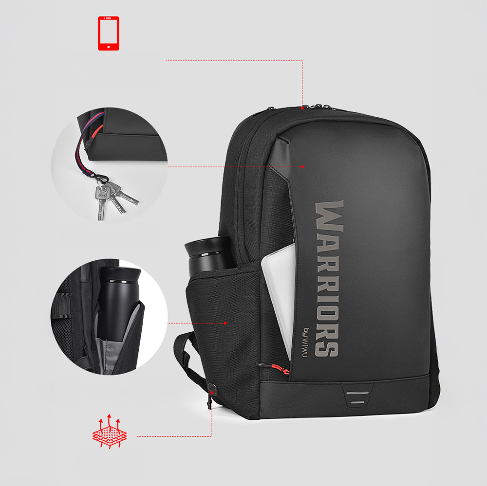 Wiwu Warriors X Pro Cordura 1200D Su Geçirmez Sırt Çantası - 8