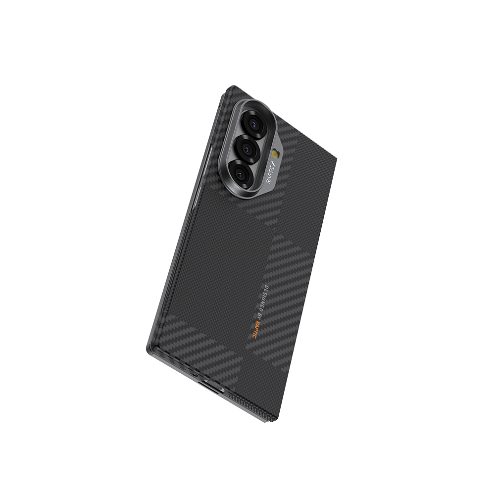 Galaxy Z Fold 7 Kılıf M-safe Şarj Özellikli 600D Metal Kamera Çerçeveli Raptic Aramid Fiber Geotik Serisi Kapak - 5