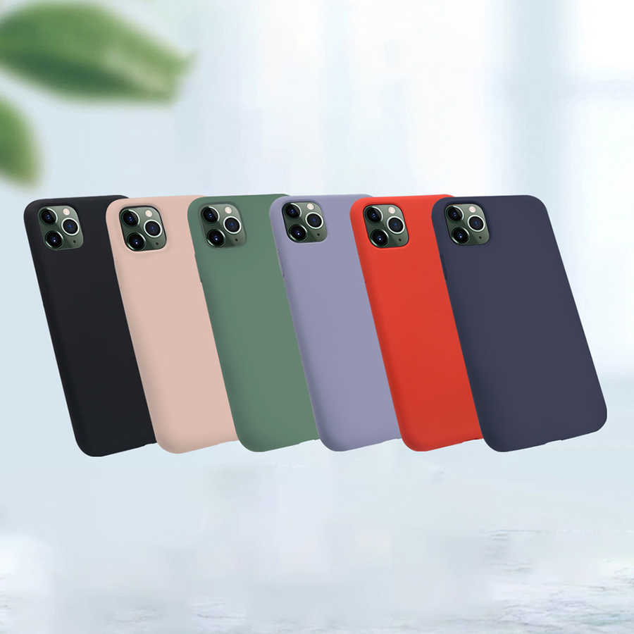 Apple iPhone 11 Pro Max Uyumlu Kılıf Zore Silk Silikon - 4
