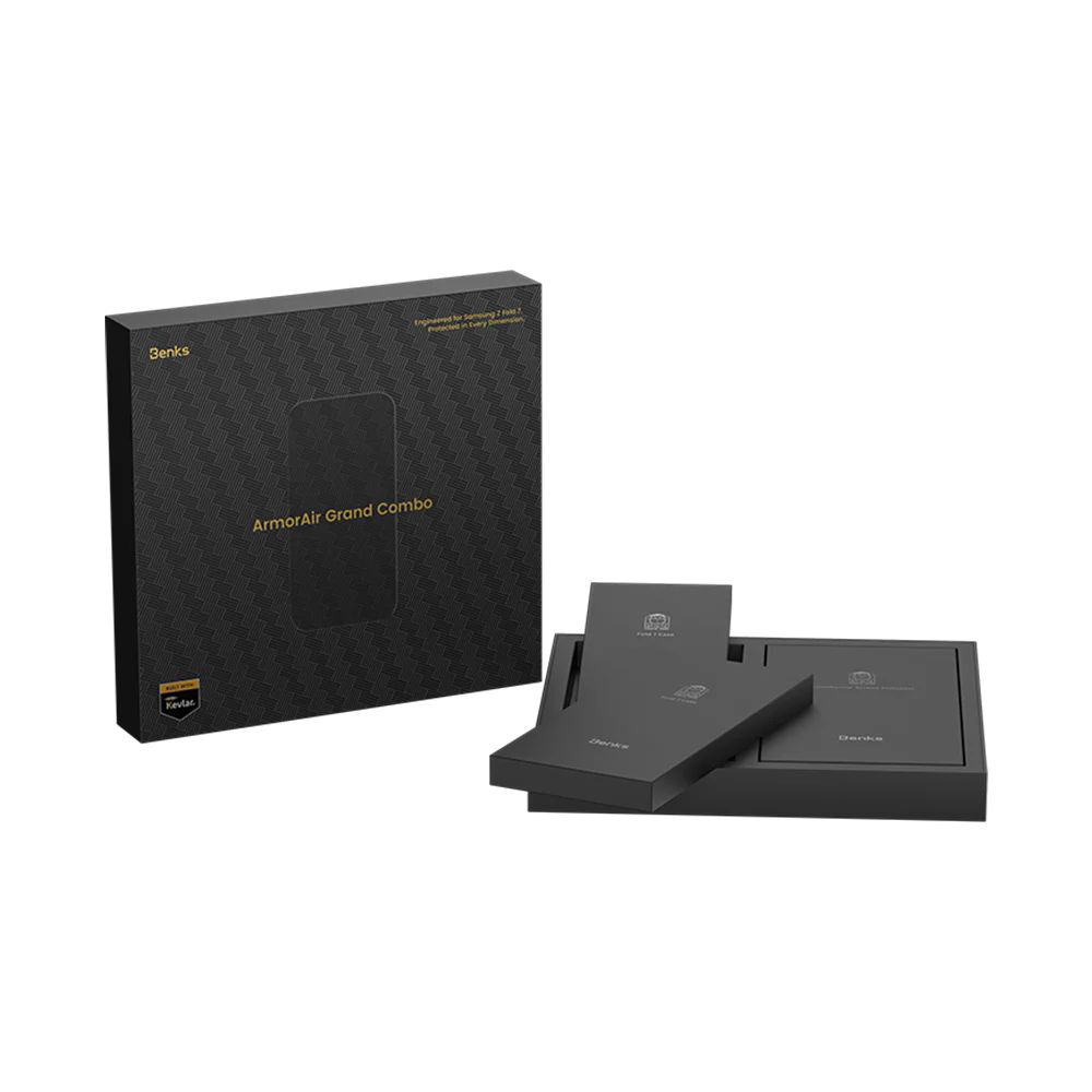 Galaxy Z Fold 7 Benks ArmorAir Aurora Grand Combo Üçlü Aksesuar Seti (Ön Arka Kevlar Kapak + Ekran Koruyucu) - 15