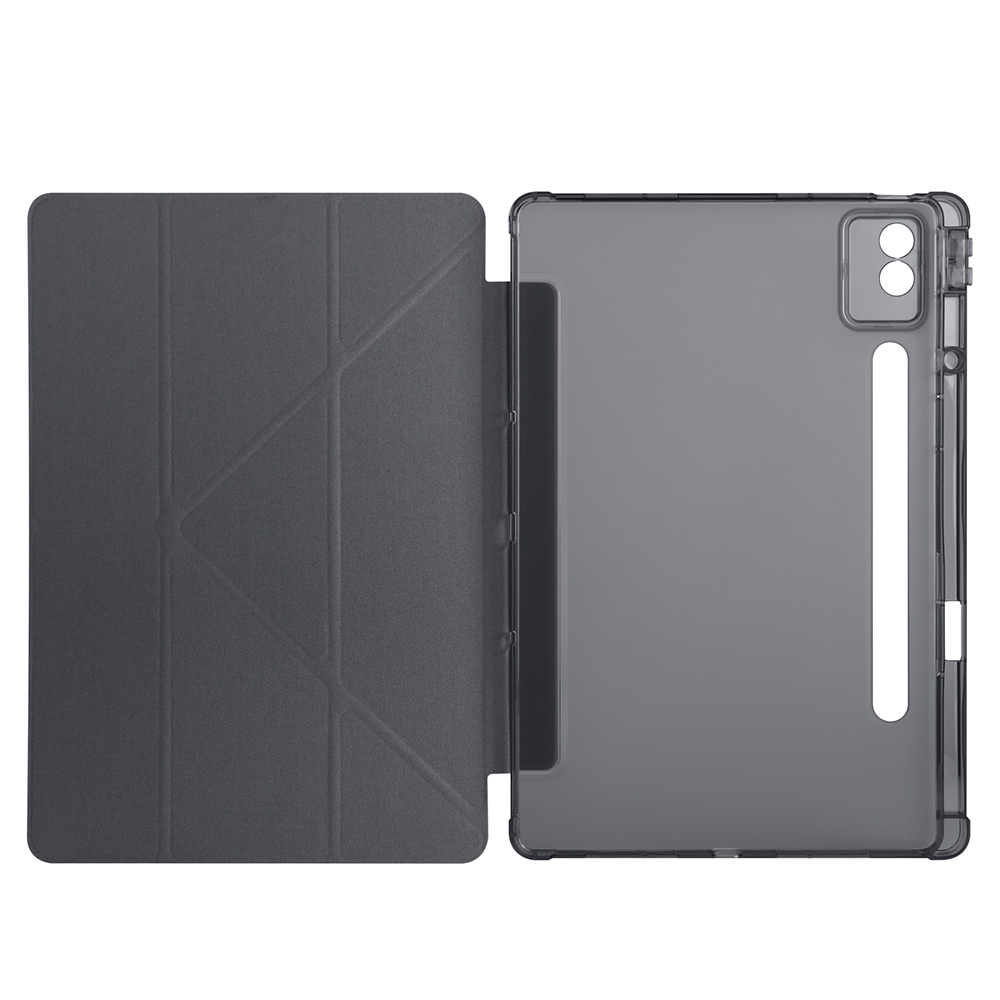 Lenovo Idea Tab Pro 12.7 TB-373FU Kılıf Zore Tri Folding Kalem Bölmeli Standlı Kılıf - 10