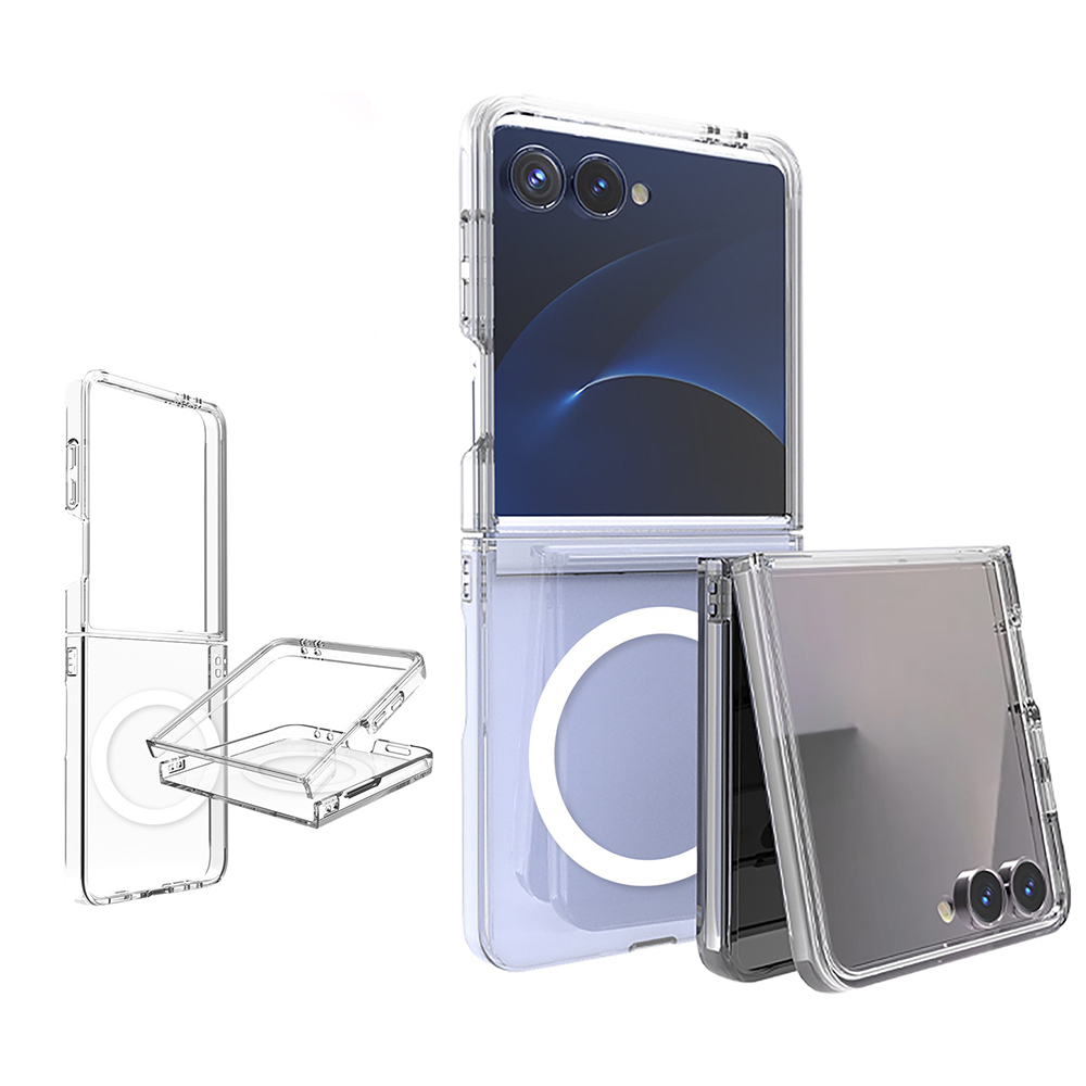 Samsung Galaxy Z Flip Uyumlu 7 Kılıf Kamera Korumalı M-safe Sert PC Zore Porto Kapak - 3
