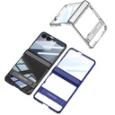 Samsung Galaxy Z Flip Uyumlu 7 Kılıf Kamera Korumalı Şeffaf Tasarımlı Zore Lego Standlı Kapak - 6