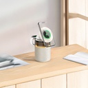 Recci RCW-51 Kablosuz Şarj Standı Ambiyans Işıklı Bluetooth Speaker Hoparlör Özellikli - 6