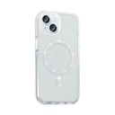 Apple iPhone 15 Uyumlu Kılıf Taşlı Tasarım M-safe Şarj Özellikli Zore Koment Silikon Kapak - 4