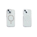 Apple iPhone 15 Uyumlu Kılıf Taşlı Tasarım M-safe Şarj Özellikli Zore Koment Silikon Kapak - 5