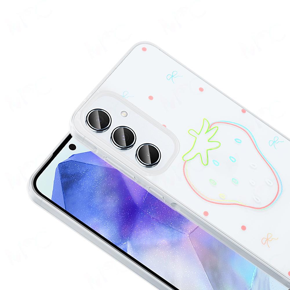 Samsung Galaxy S24 FE Uyumlu Kılıf Şeffaf Figürlü Zore Folk Sert Kapak - 8