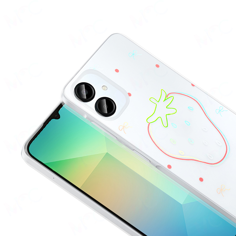 Samsung Galaxy A06 Uyumlu Kılıf Şeffaf Figürlü Zore Folk Sert Kapak - 9