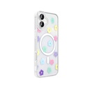 Apple iPhone 16 Plus Uyumlu Kılıf M-Safe Şarj Özellikli Şeffaf Zore Folk Sert Kapak - 5