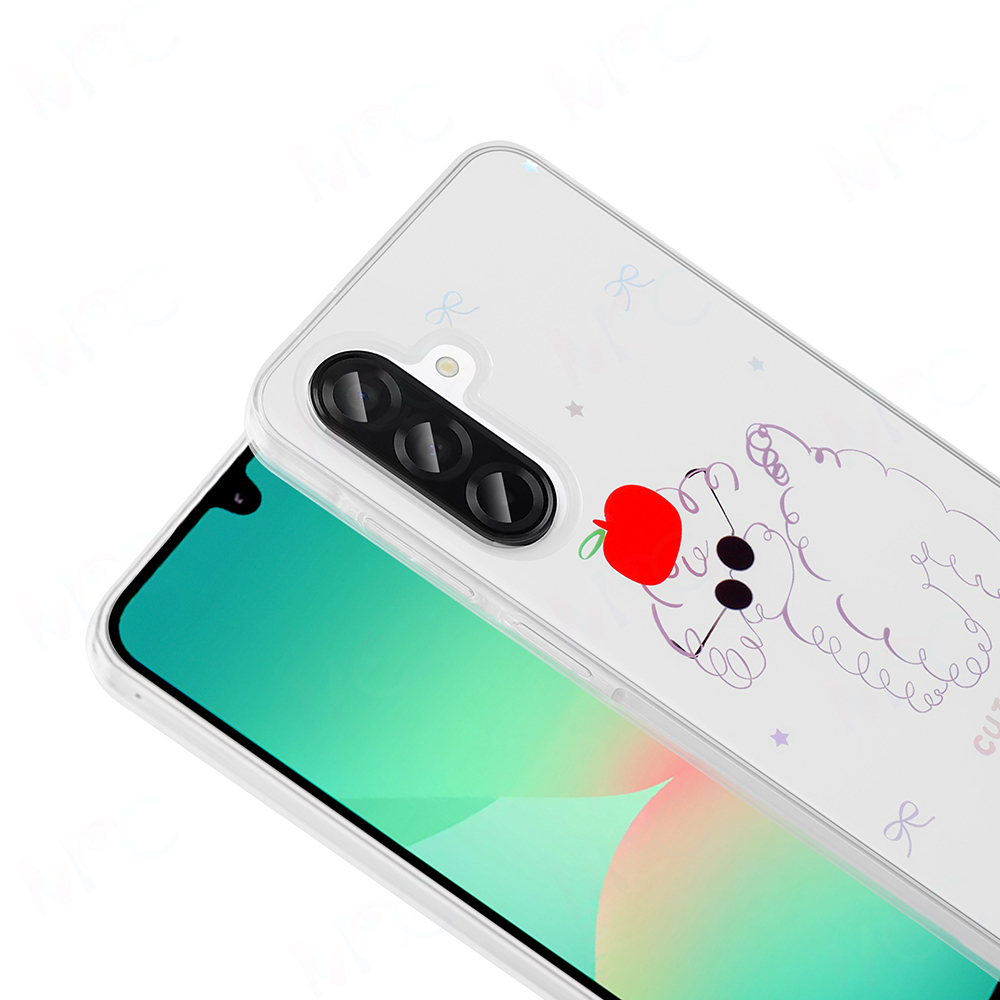 Samsung Galaxy A56 Uyumlu Kılıf Şeffaf Figürlü Zore Folk Sert Kapak - 7