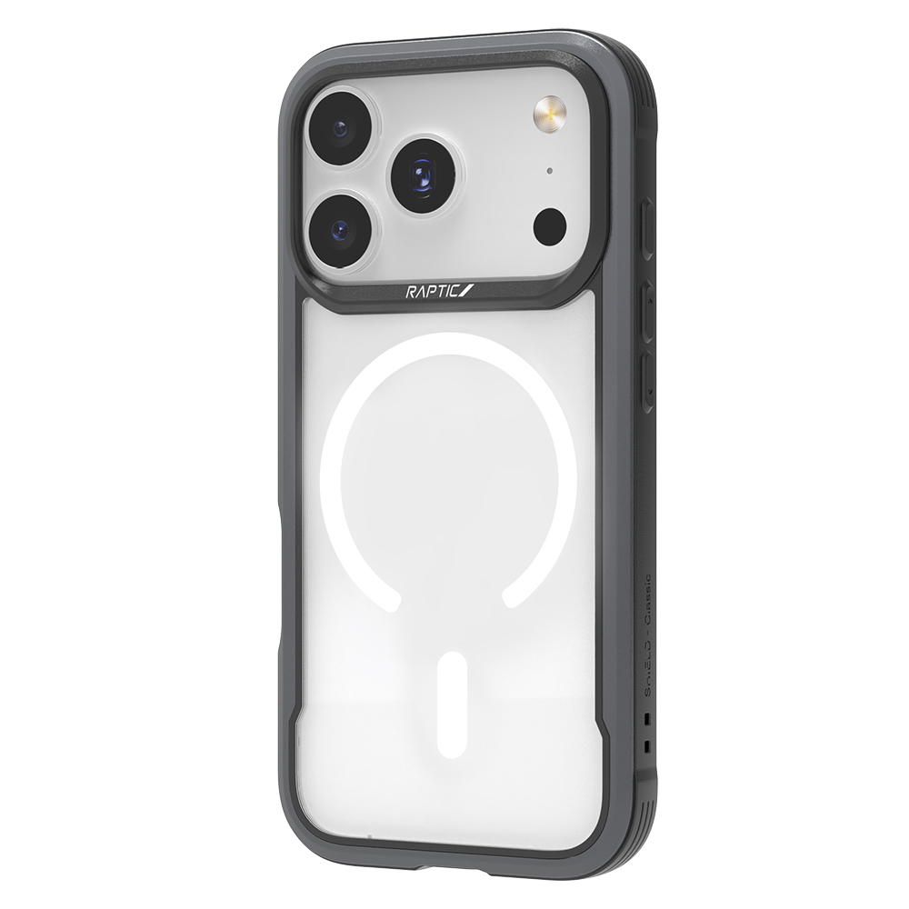 Apple iPhone 17 Pro Max Kılıf M-safe Şarj Özellikli Airbagli Raptic Shield Serisi Şeffaf Arka Yüzey Kapak - 1
