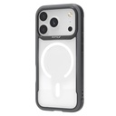 Apple iPhone 17 Pro Max Kılıf M-safe Şarj Özellikli Airbagli Raptic Shield Serisi Şeffaf Arka Yüzey Kapak - 1