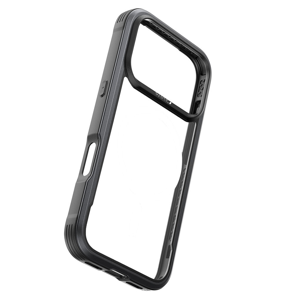 Apple iPhone 17 Pro Max Kılıf M-safe Şarj Özellikli Airbagli Raptic Shield Serisi Şeffaf Arka Yüzey Kapak - 9