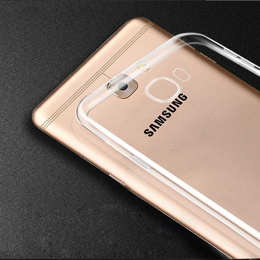 Samsung Galaxy C7 Uyumlu Kılıf Süper Silikon Kapak