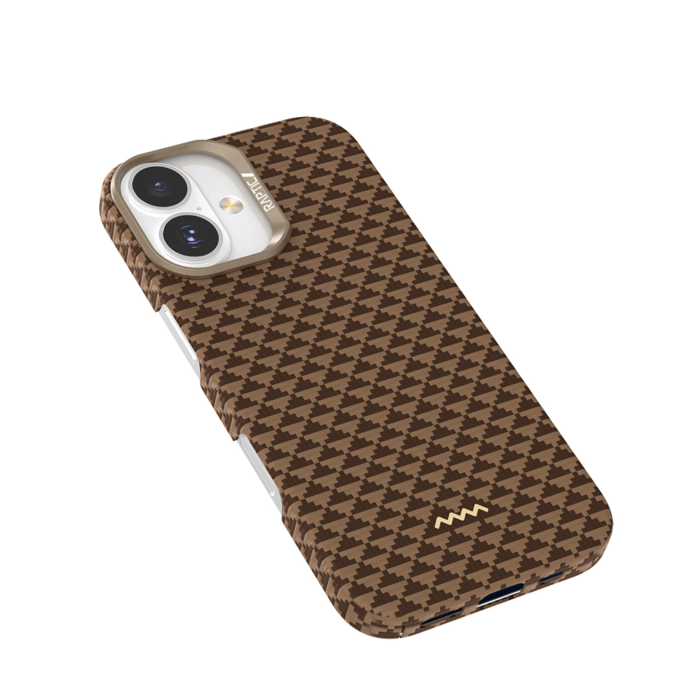 Apple iPhone 17 Kılıf M-safe Şarj Özellikli Raptic Aramid Skin Origin Serisi Kapak - 1