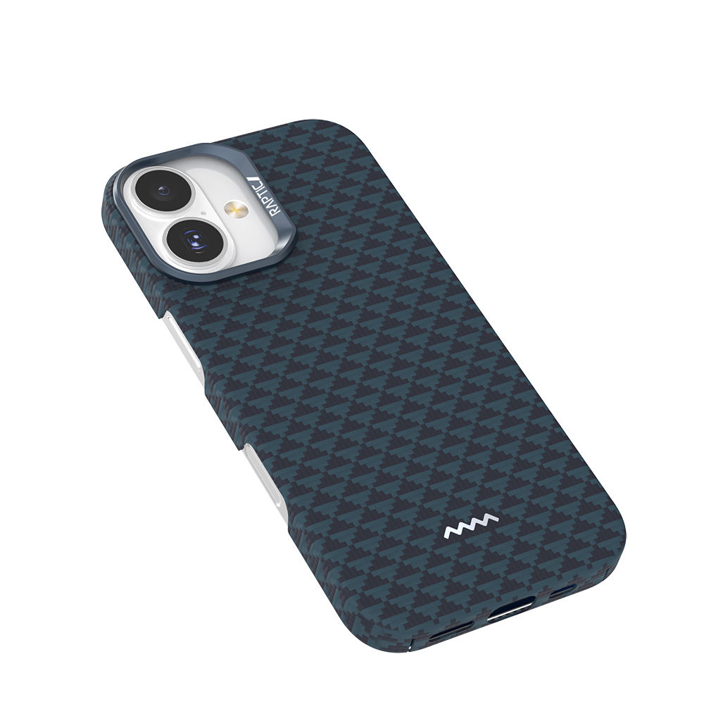 Apple iPhone 17 Kılıf M-safe Şarj Özellikli Raptic Aramid Skin Origin Serisi Kapak - 2