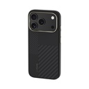 Apple iPhone 17 Pro Max Kılıf M-safe Şarj Özellikli Karbon Fiber Benks Montage Hybrid ArmorPro Kevlar Kapak - 1