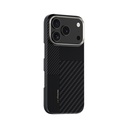 Apple iPhone 17 Pro Kılıf M-safe Şarj Özellikli Karbon Fiber Benks Montage ArmorAir Kevlar Kapak - 3