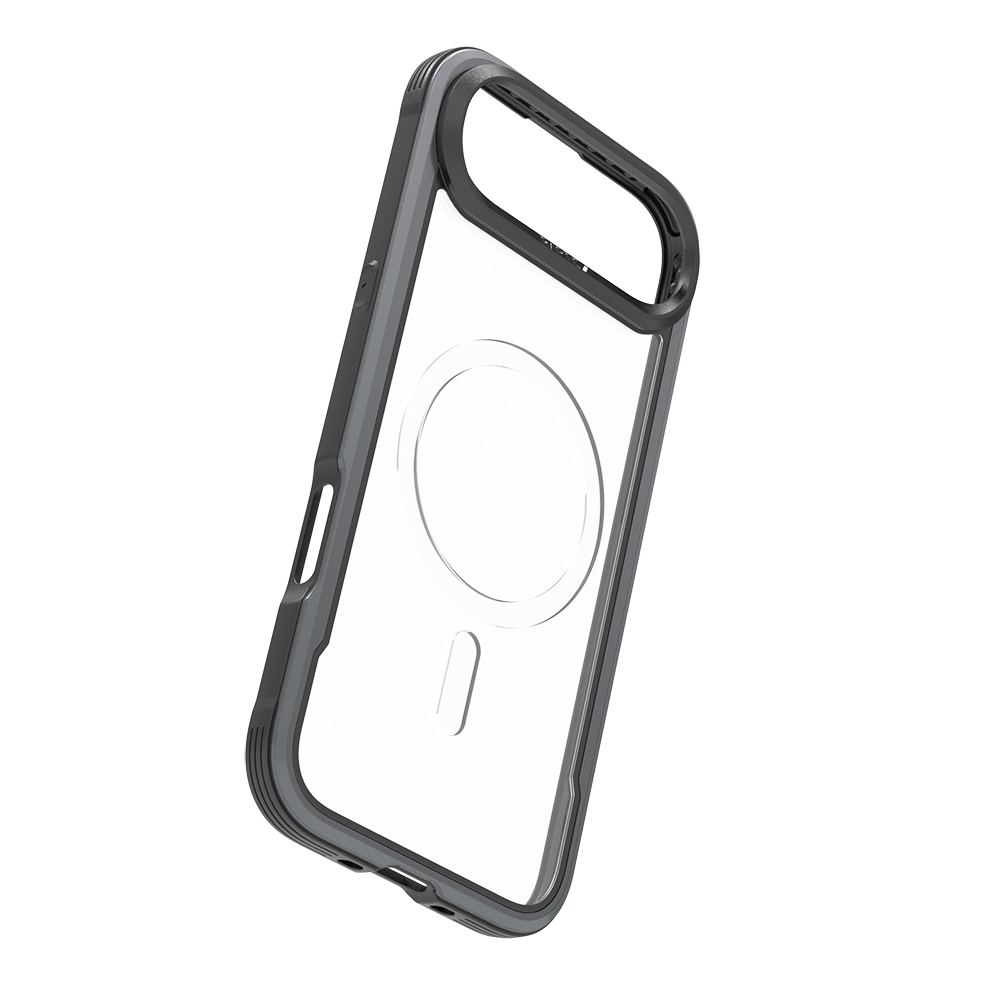 Apple iPhone 17 Air Kılıf M-safe Şarj Özellikli Airbagli Raptic Shield Serisi Şeffaf Arka Yüzey Kapak - 9