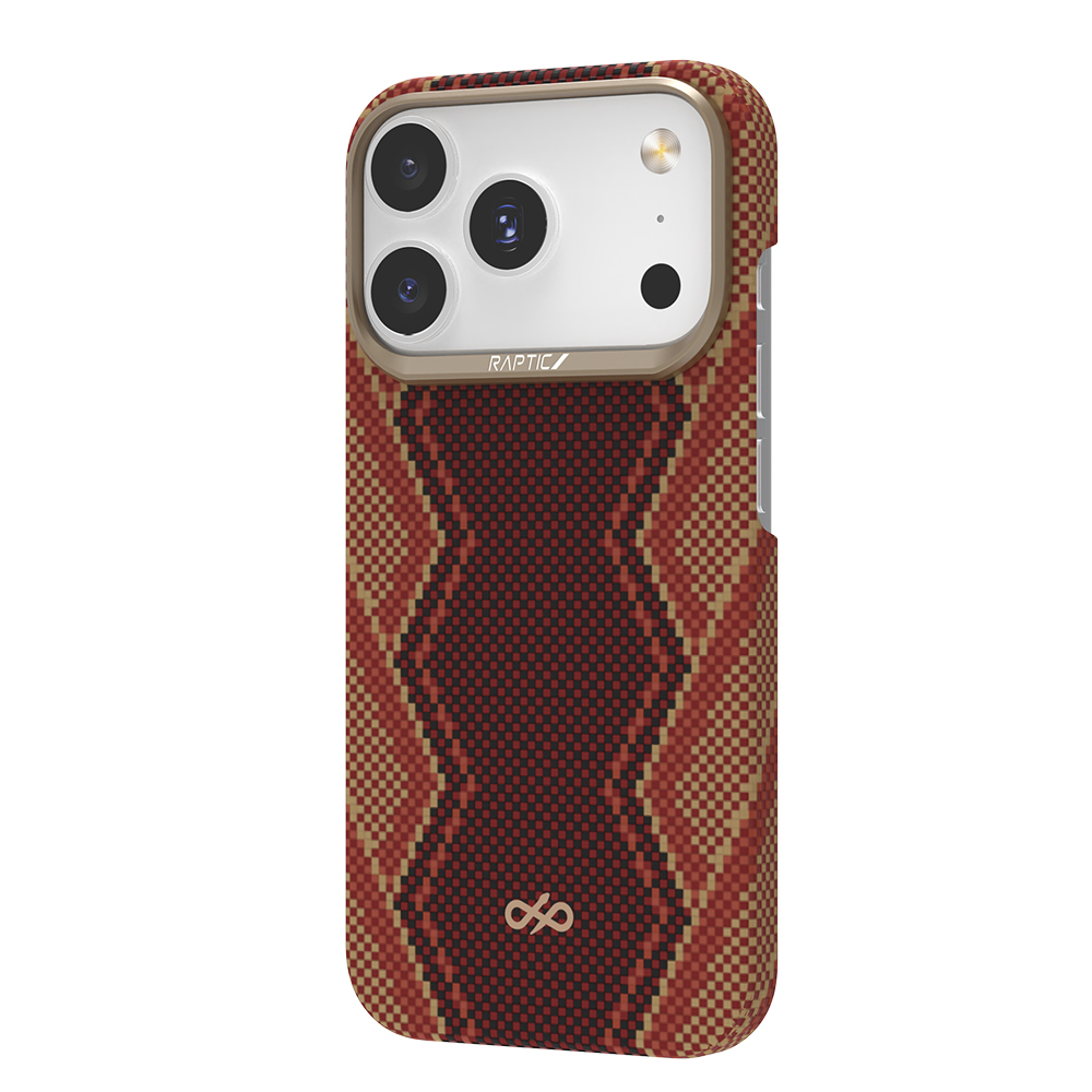 Apple iPhone 17 Pro Kılıf M-safe Şarj Özellikli Raptic Aramid Skin Bionic Serisi Kapak - 3