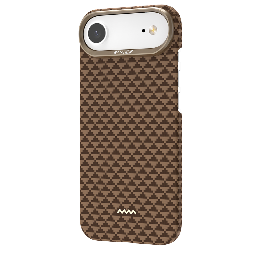 Apple iPhone 17 Air Kılıf M-safe Şarj Özellikli Raptic Aramid Skin Origin Serisi Kapak - 9
